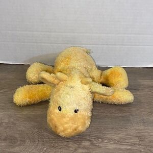 Baby GUND Sprinkles Giraffe Plush Yellow Orange Floppy Soft Toy Vintage 5824